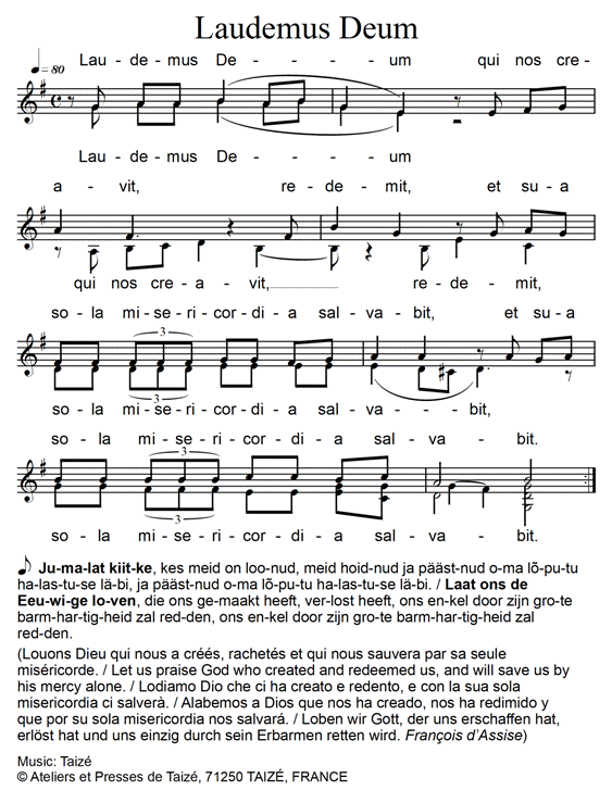 Laudemus Deum