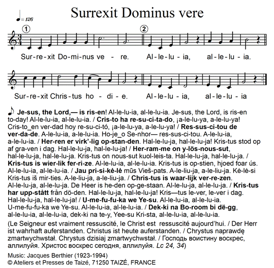 Surrexit Dominus vere