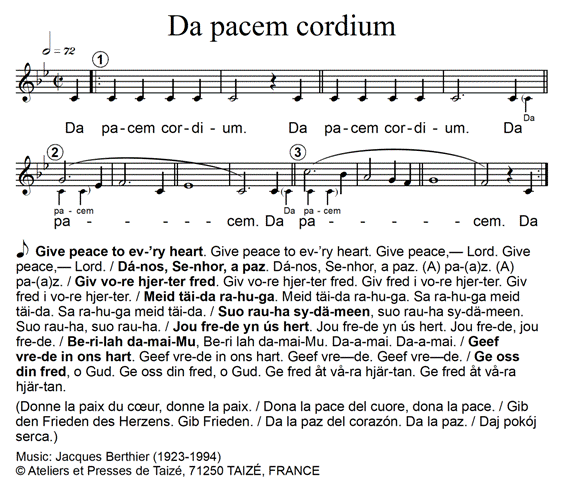 Da pacem cordium