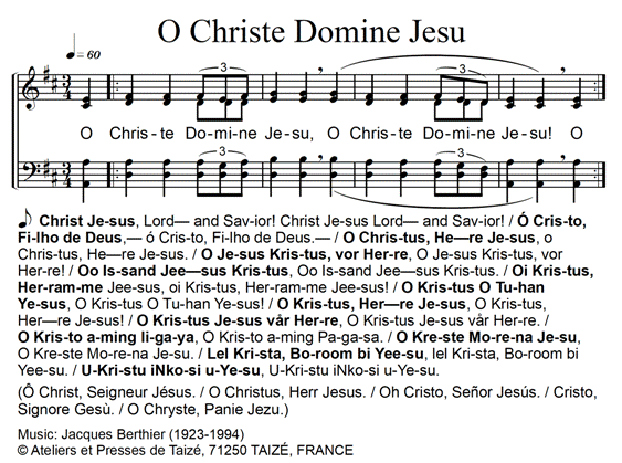 O Christe Domine Jesu
