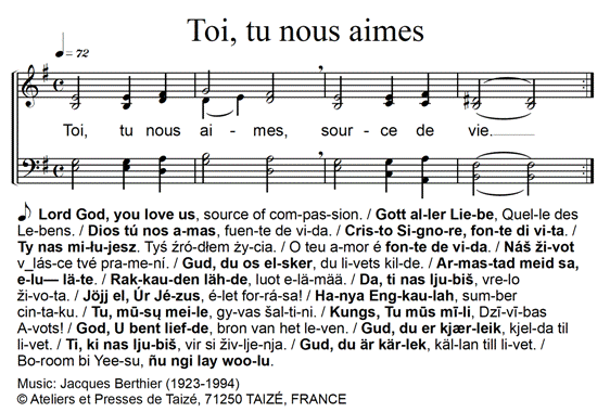 Toi, tu nous aimes