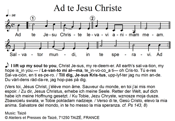 Ad te Jesu Christe