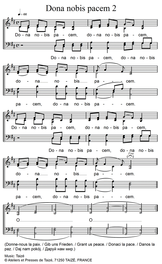 Dona nobis pacem 2