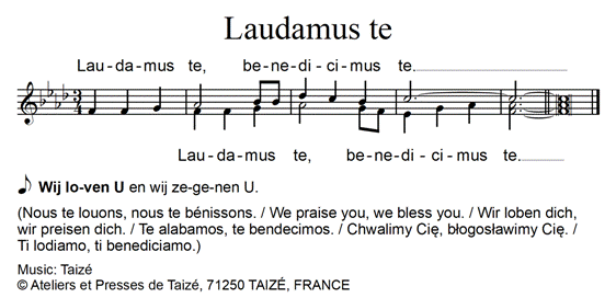 Laudamus te