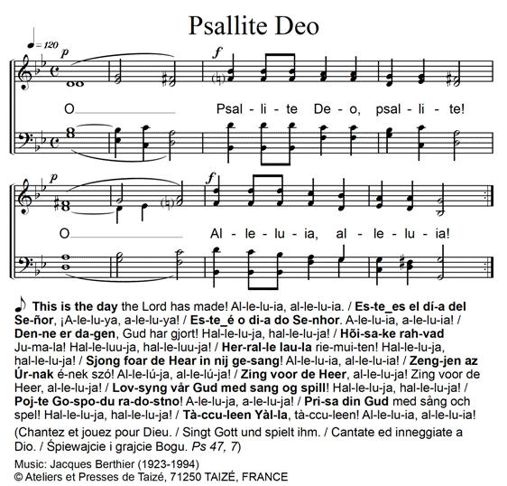 Psallite Deo