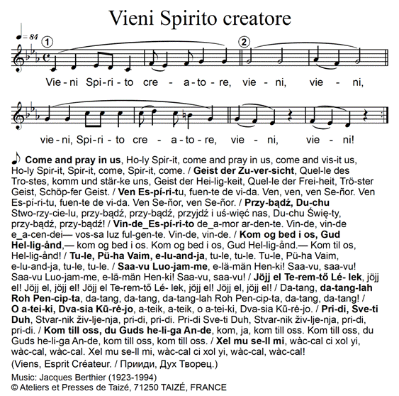 Vieni Spirito creatore