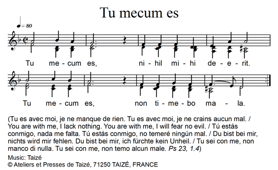Tu mecum es