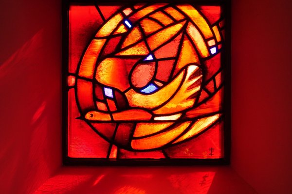 stained glass - Holy Spirit