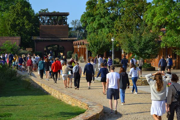 people walking